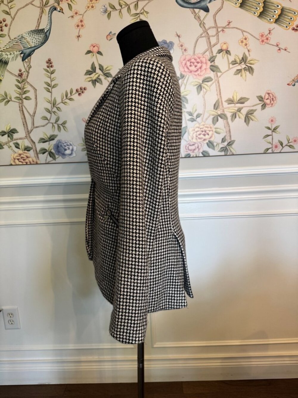 L'Agence Black & White Candra Houndstooth blazer. Size 0. Great condition - Picture 5 of 8